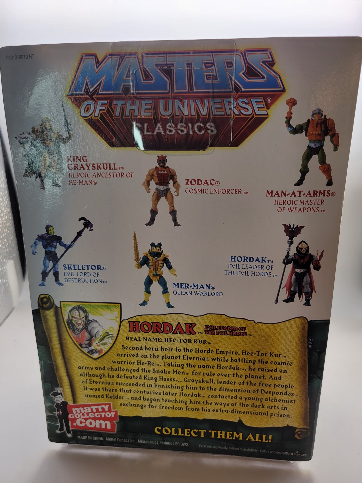 Mattel 2008 Matty Collector Masters of the Universe Classics Evil Horde Hordak Action Figure