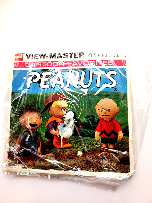 Viewmaster (1966) Cartoon Favorites Peanuts 3 Reel With Booklet