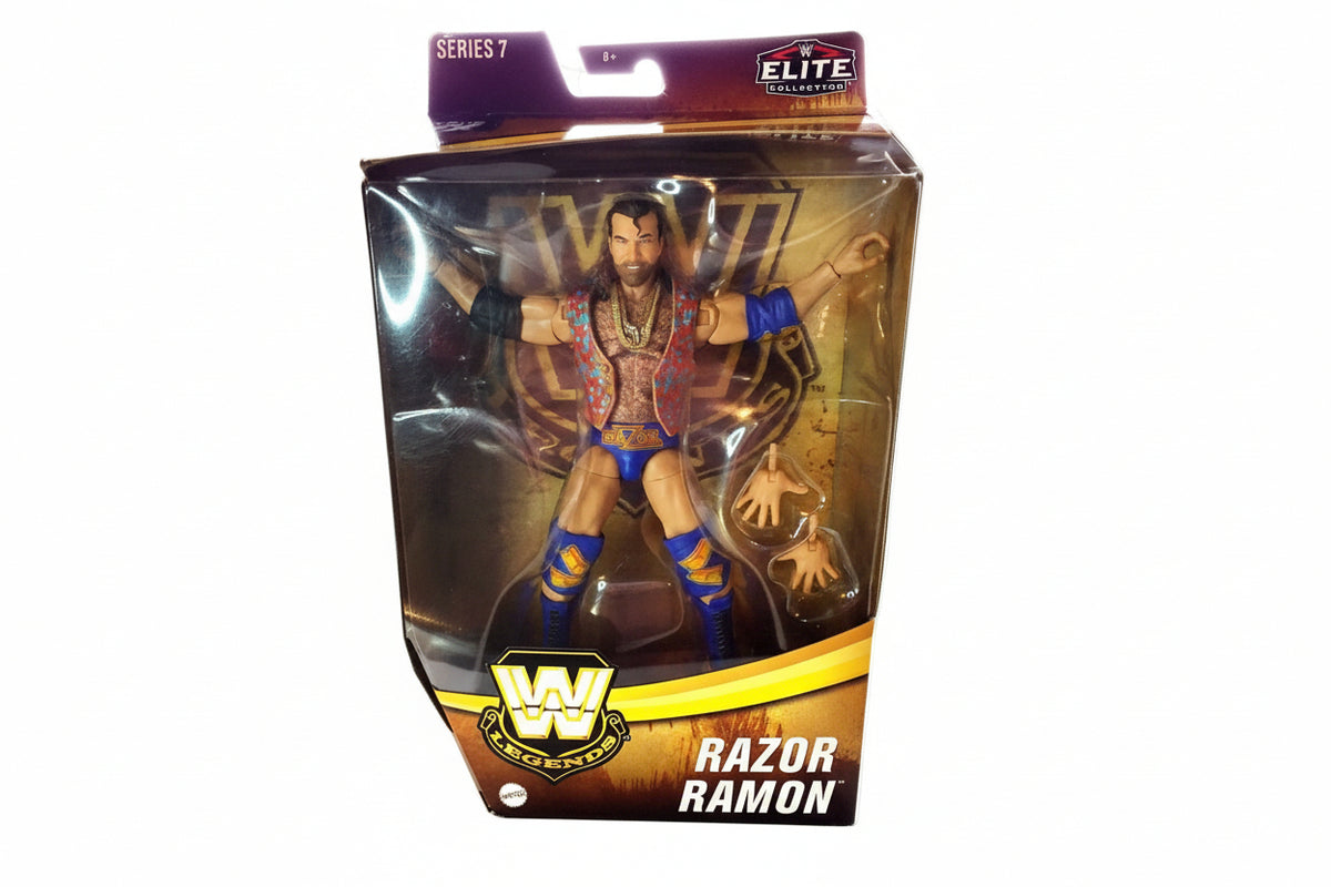 Toyworld Razor Ramon Mattel WWE Legends Series 7 Elite Razor Ramon Action Figure – The Retro ...