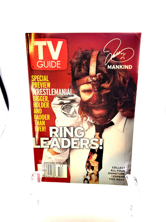 TV Guide March 27-April 2, 1999 WWF Mankind Cover