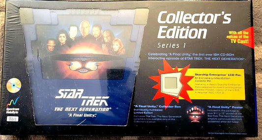 Spectrum Holobyte Star Trek The Next Generation "A Final Unity" Collector's Edition Series 1 PC CD-Rom Game
