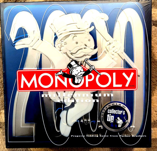 Hasbro Parker Brothers Monopoly Millenium Edition Collector's Tin (1998) Board Game