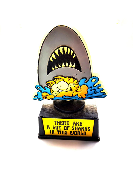 Aviva (1978) Garfield "There Are A Lot Of Sharks In This World" Trophy