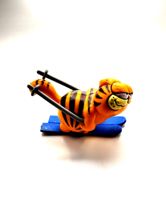 1978 Garfield Skiing PVC Figure