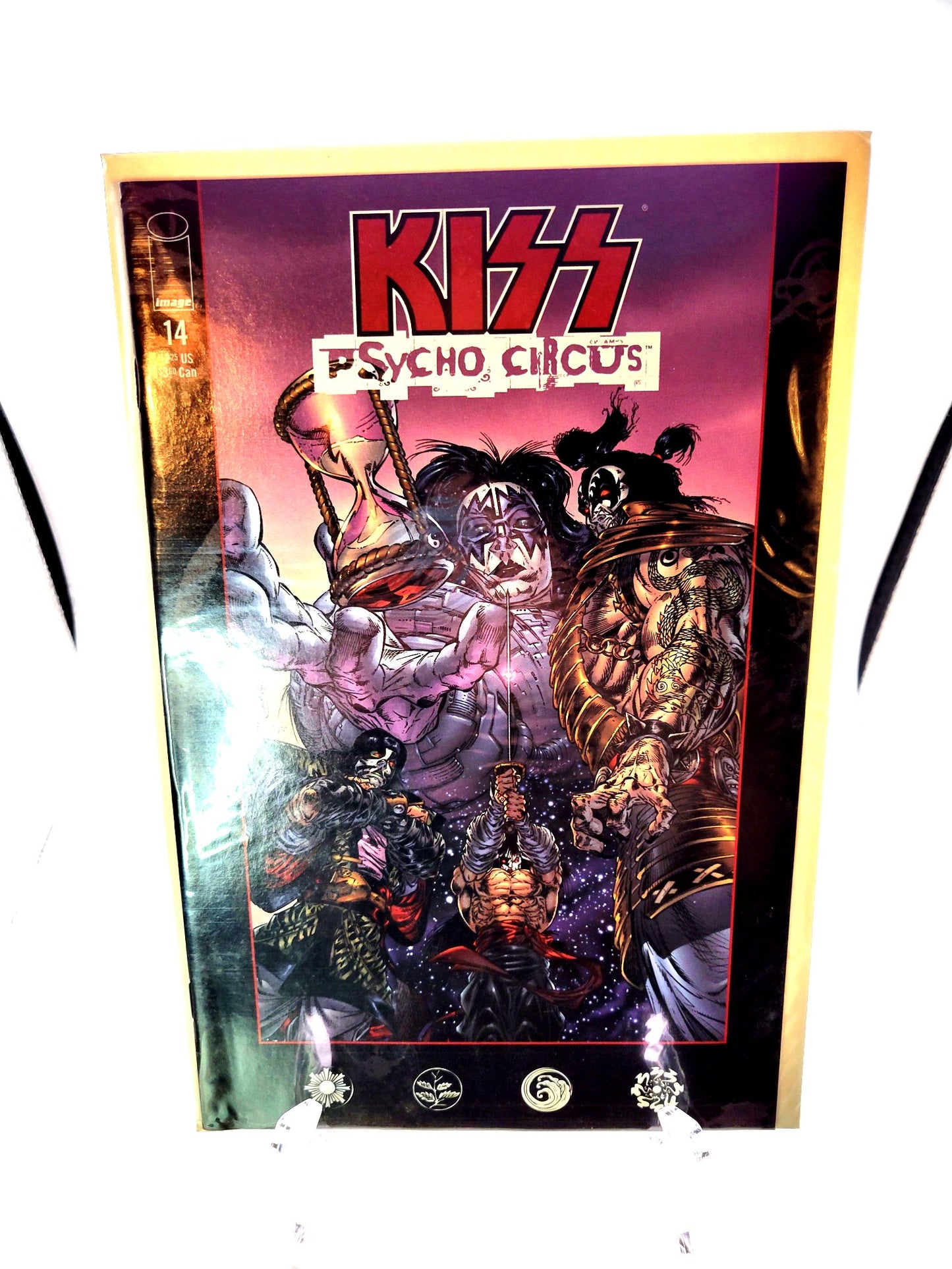 Image Comics Todd McFarlane (1998) KISS Psycho Circus 13 and 14