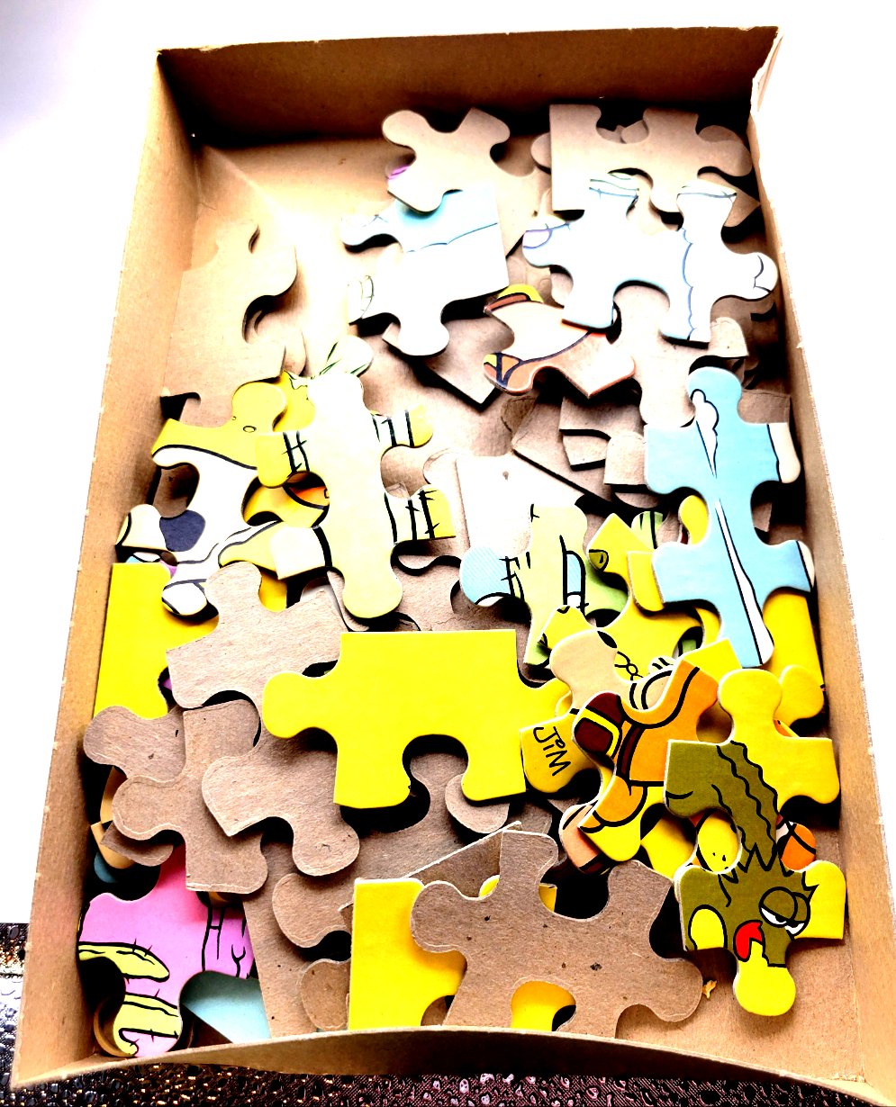 Milton Bradley Garfield (1978) 60 Piece Western Jigsaw Puzzle (Complete)