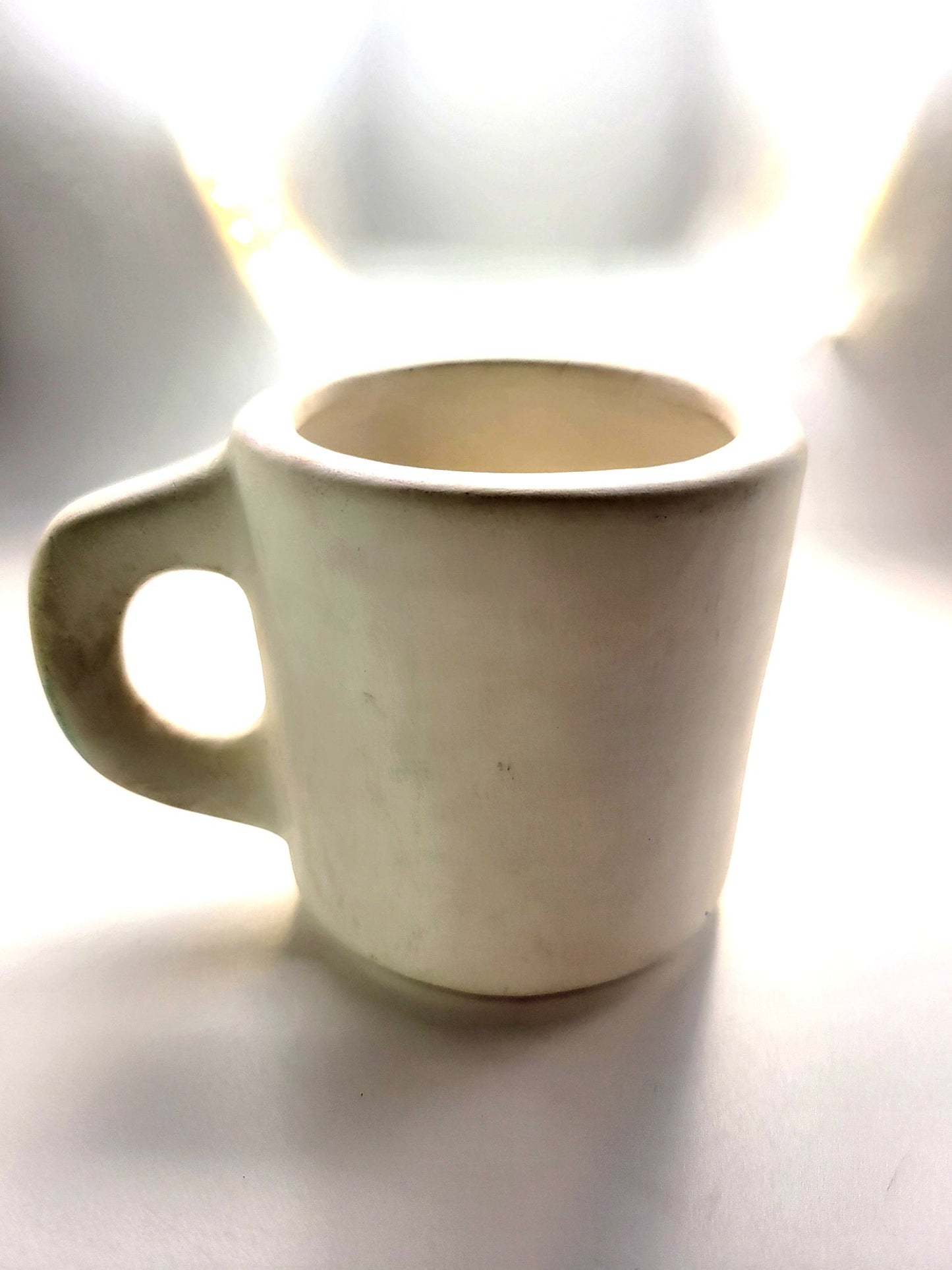 Garfield Vintage All White Ceramic Coffee Mug
