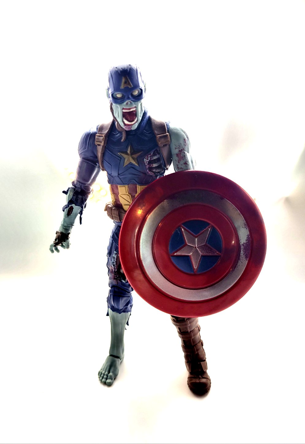 Hasbro Marvel Legends What If...? Zombie Captain America Loose Action Figure