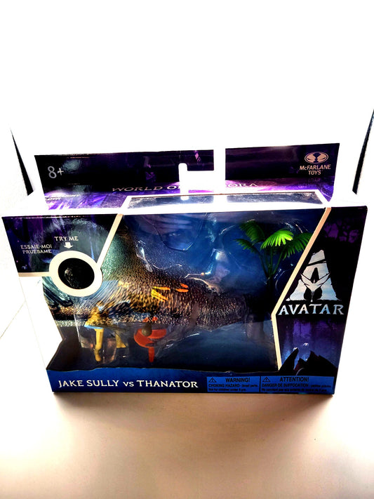 McFarlane Toys Avatar World of Pandora Jake Sully vs. Thanator Figure Set