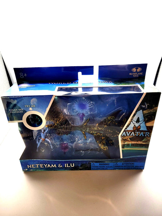 McFarlane Toys Avatar World of Pandora Neteyam & Ilu Figure Set