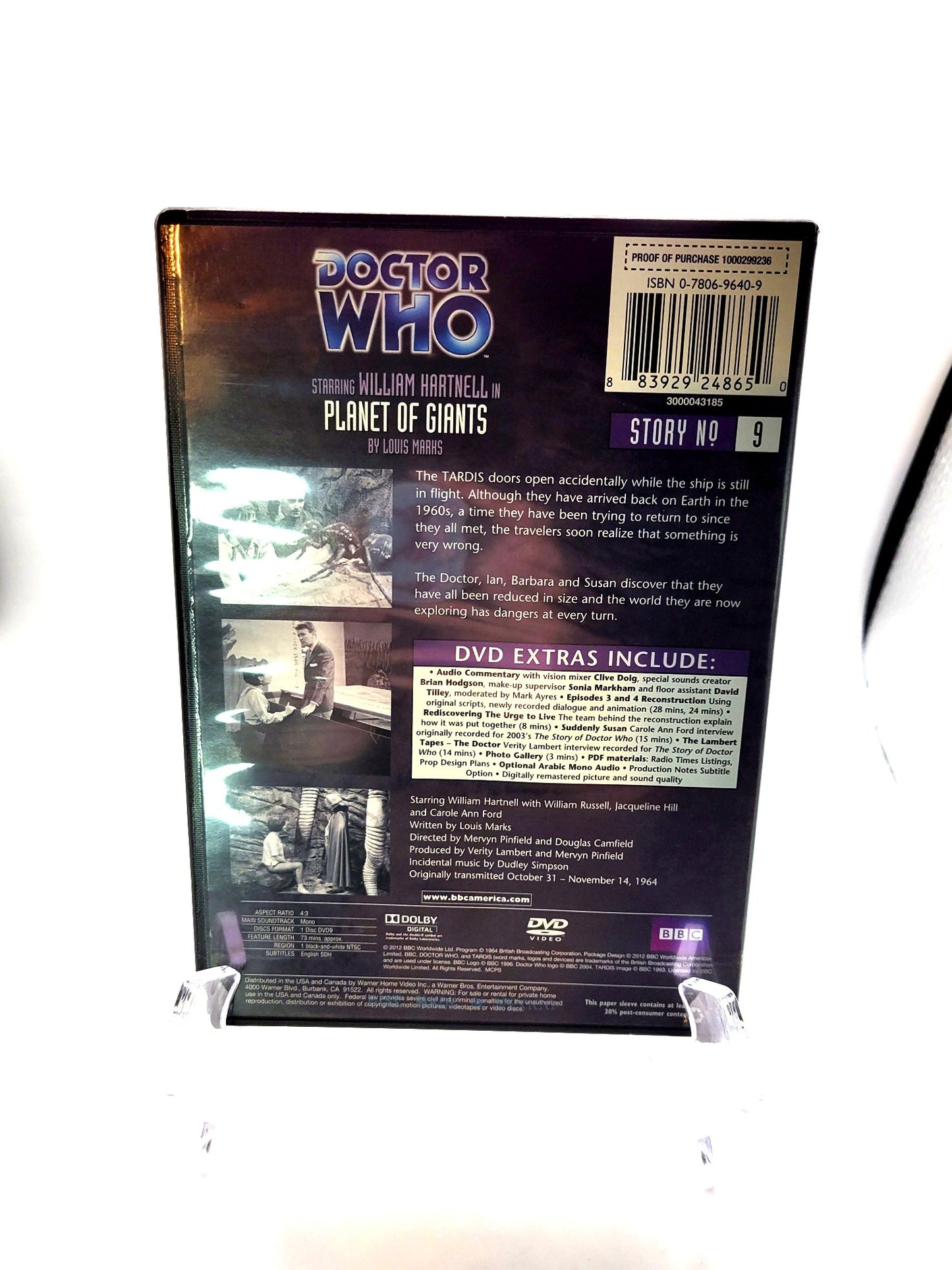 BBC Video Doctor Who Planet of Giants DVD