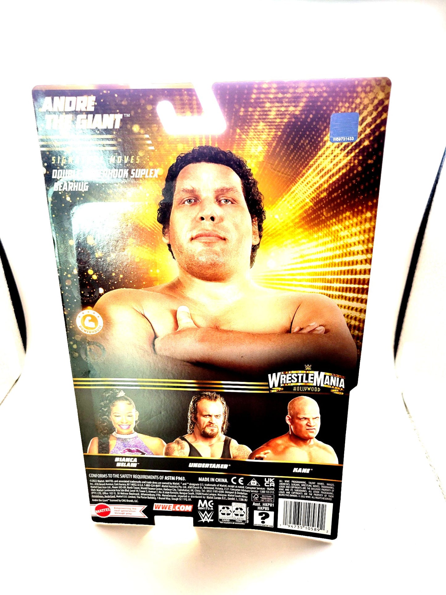 Mattel WWE Wrestlemania 39 Basic Series Andre The Giant Action Figure