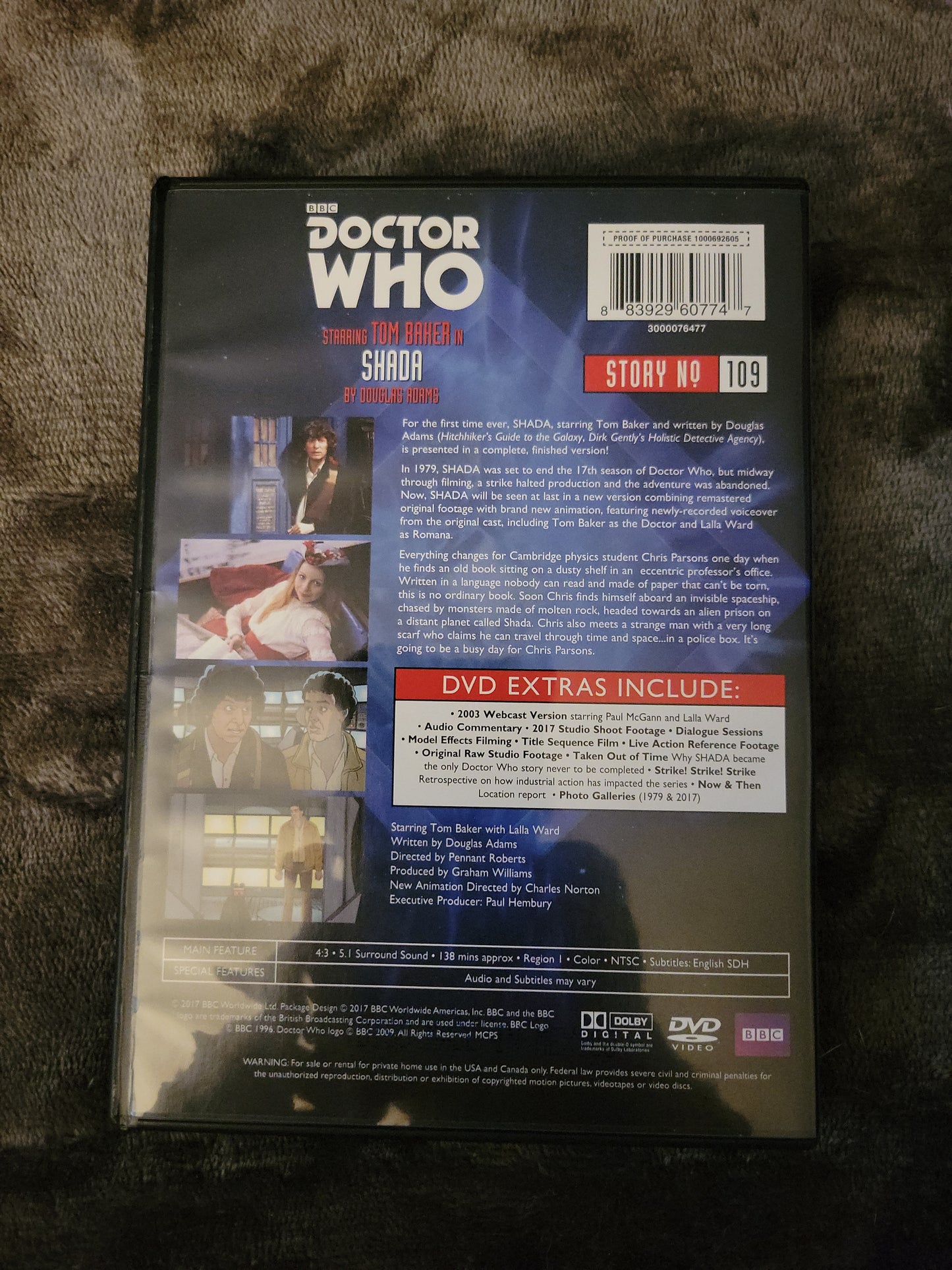 BBC Doctor Who Shada DVD Set
