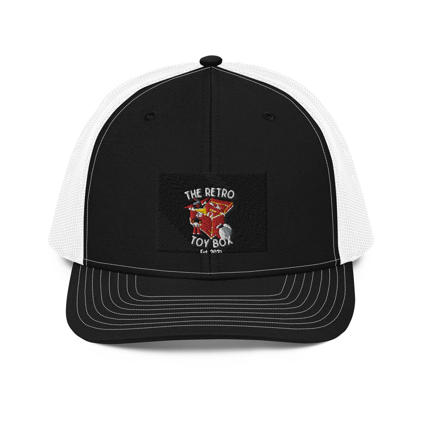 The Retro Toybox Black and White Trucker Cap