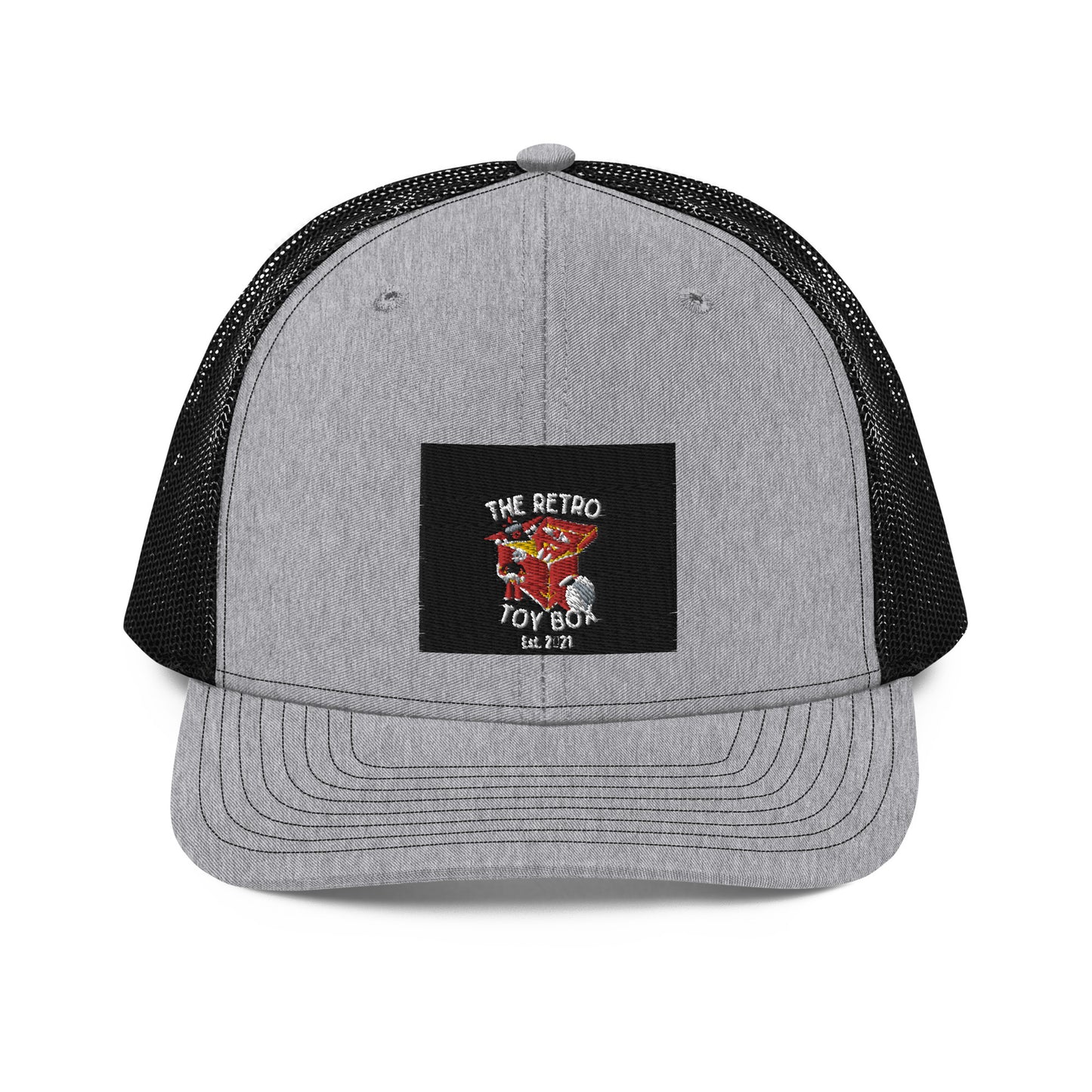 The Retro Toybox Grey and Black Trucker Cap